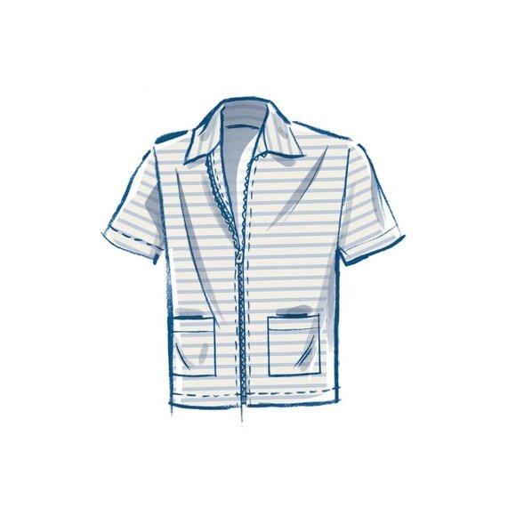 Mens Terry Cloth Lounge Set Sewing Pattern R11880 McCalls Size 34-42 - Picture 5 of 6
